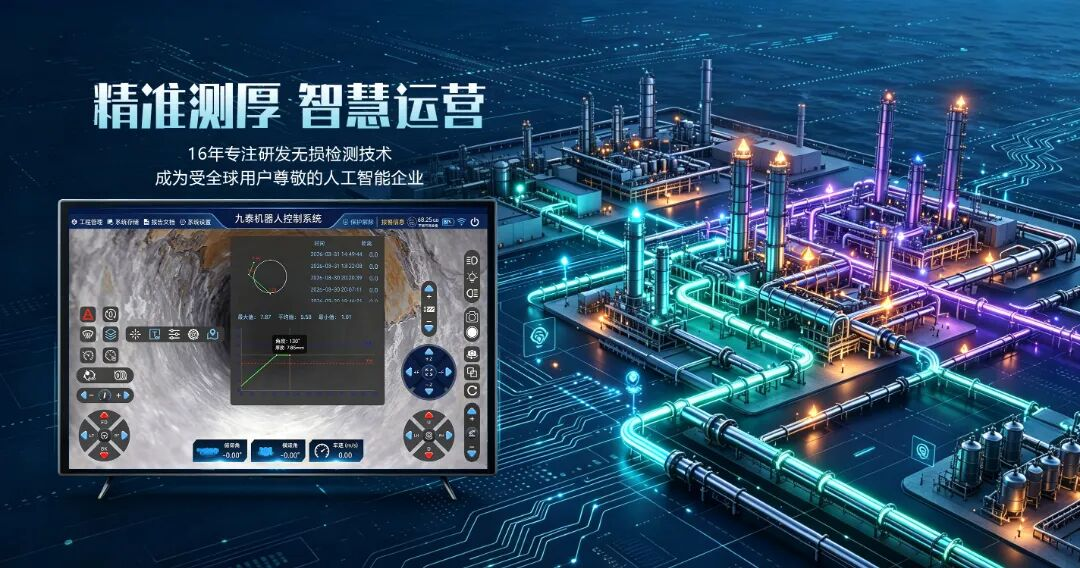 多功能管道测厚打磨机器人